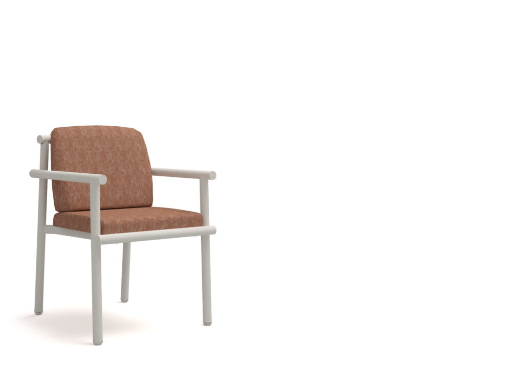 AURORA CORD DINING ARMCHAIR<BR>WITHOUT WOOD